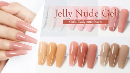NAILCO 2pc 15ml  Jelly Color Gel Polish Set