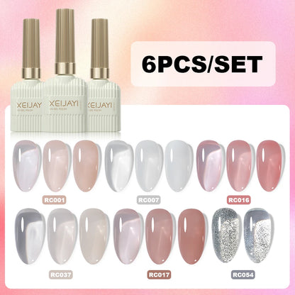 XEIJAYI 6Pcs 15Ml Nail Gel Polish Set