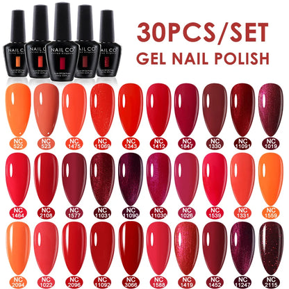 NAILCO 15ml 20/30pcs Gel Nail Polish Set