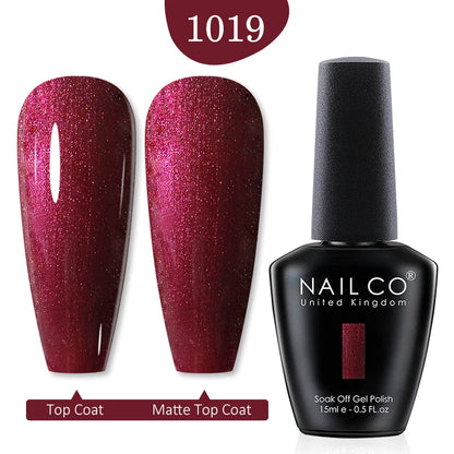 NAILCO 15ml Transparent Nude Color Series Jelly Gel Nail Polish