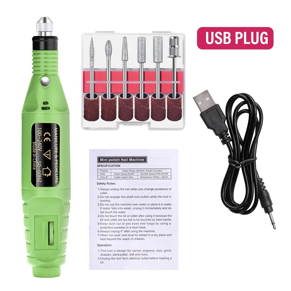 Electric Nail Drill Machine 20000RPM