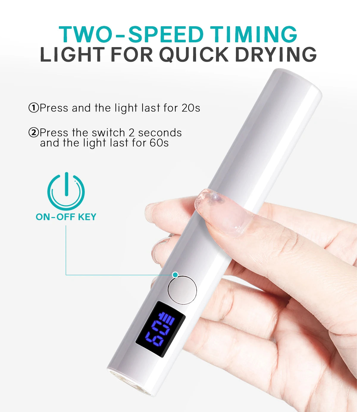 Mini Handheld UV Led Nail Lamp