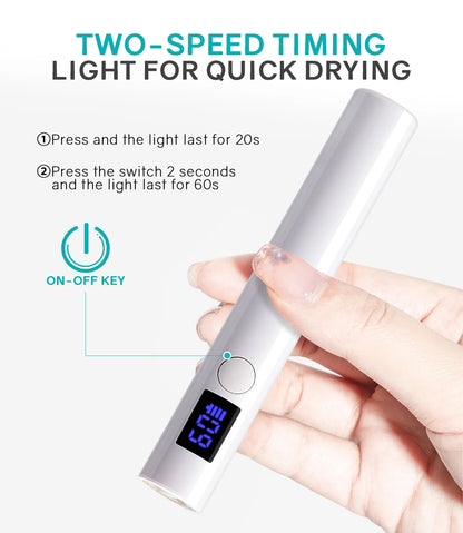 Mini Handheld UV Led Nail Lamp