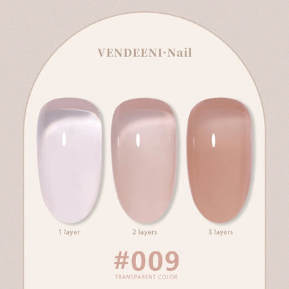 Vendeeni 24 Colors Jelly Transparent Gel Nail Polish 15ml
