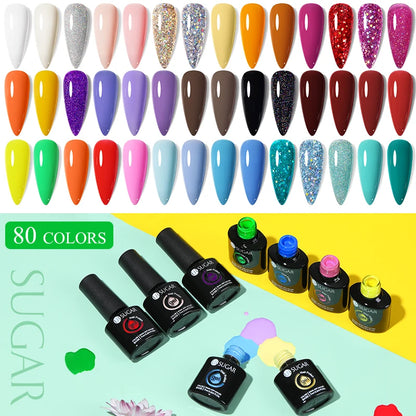 UR SUGAR 7ml Glass Bottle Color Gel Nail Polish Semi-permanent