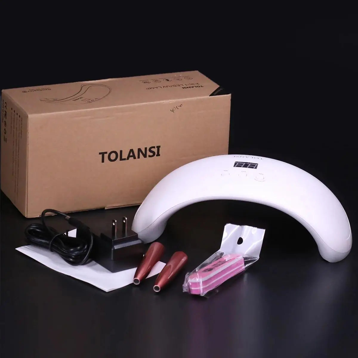 TOLANSI Nail Lamp US/EU Plug UV Art Beauty 36W Digital Screen