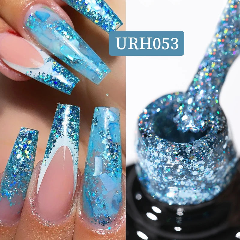 UR SUGAR 7ml Glass Bottle Color Gel Nail Polish Semi-permanent