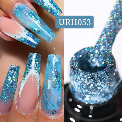 UR SUGAR 7ml Glass Bottle Color Gel Nail Polish Semi-permanent