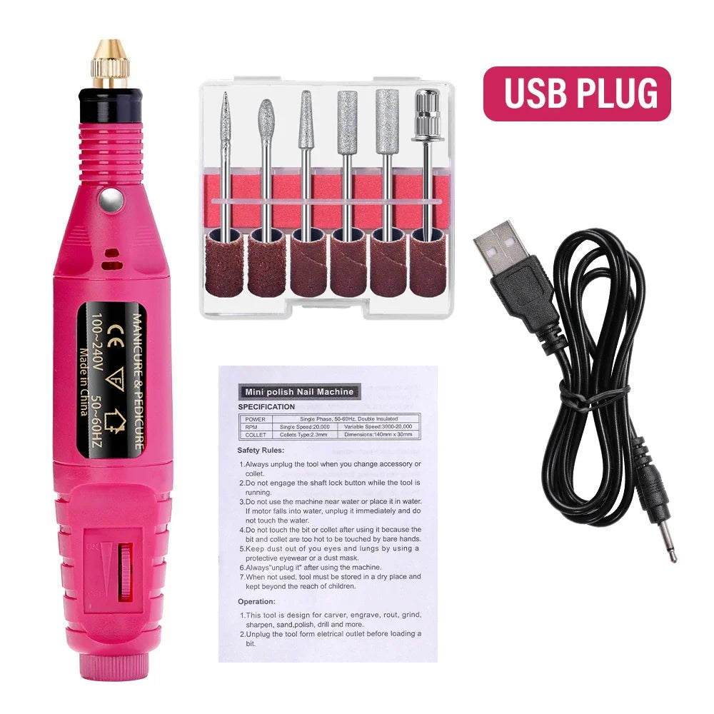 Electric Nail Drill Machine 20000RPM