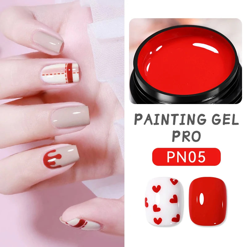 UV Painting Outline Gel Varnish Nails Art All For Manicure
