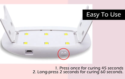 USB 6W Mini UV Desk Drying Nail Lamp