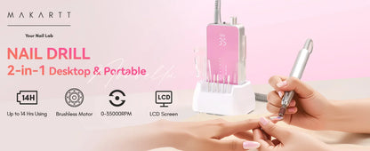 Makartt Professional Nail Drill 35000RPM