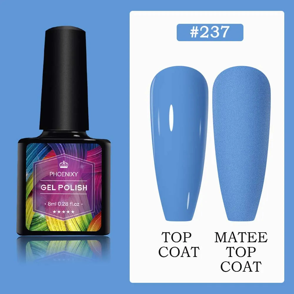 UV LED Gel Nail Polish 70 Colors Glitter 7ml