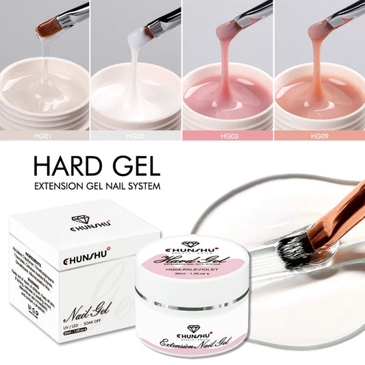 30ML Hard Gel For Nail Extension Milky White