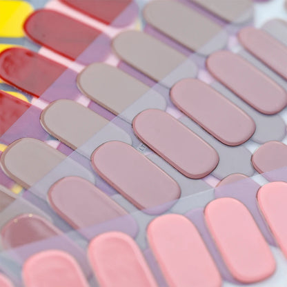 16 Tips/pcs Semi Cured Gel Nail Strips