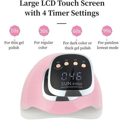 SUN X20 MAX 72 LEDS UV LED Nail Lamp Professional Nail Dryer Light With Timer