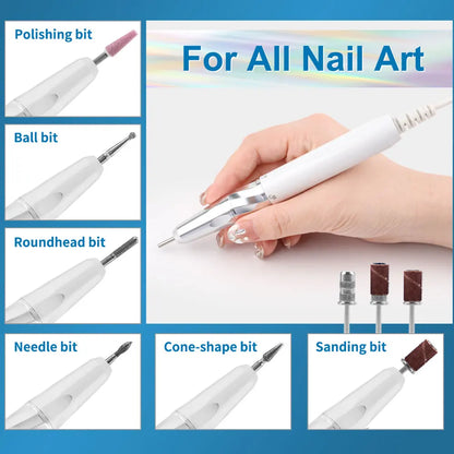 35000 RPM Cordless Brushless 85W Electric Nail Drill