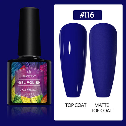 UV LED Gel Nail Polish 75 Colors Glitter 7ml