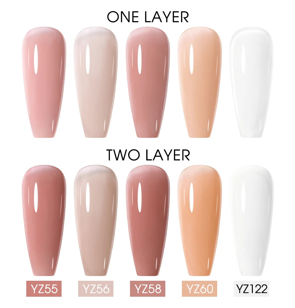 NAILCO 15ml Translucent Gel Nail Polish Semi-permanent Varnish