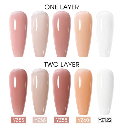 NAILCO 15ml Translucent Gel Nail Polish Semi-permanent Varnish
