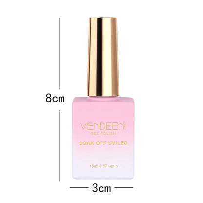 Vendeeni 24 Colors Jelly Transparent Gel Nail Polish 15ml