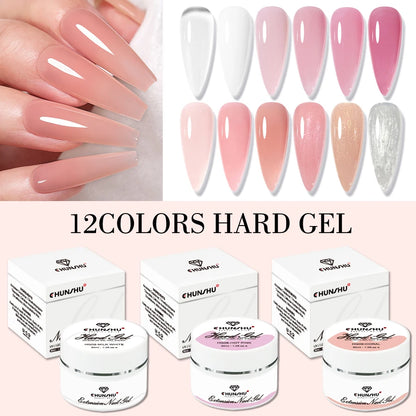 30ML Hard Gel For Nail Extension Milky White