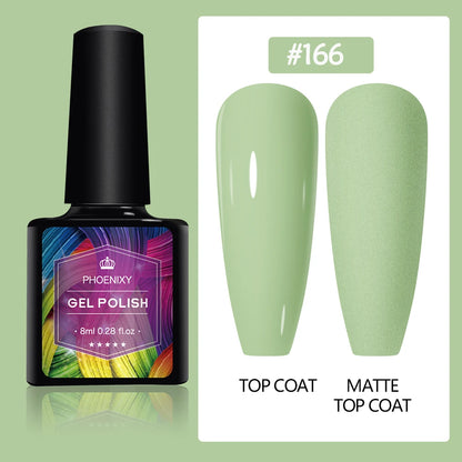 UV LED Gel Nail Polish 70 Colors Glitter 7ml