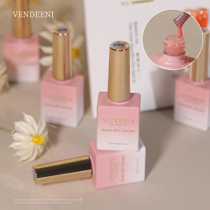 Vendeeni 24 Colors Jelly Transparent Gel Nail Polish 15ml