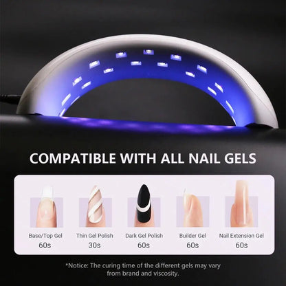 TOLANSI Nail Lamp US/EU Plug UV Art Beauty 36W Digital Screen