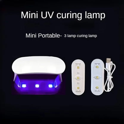 Portable 3W 3 LED Nail Dryer Lamp UV LED Nail Light
