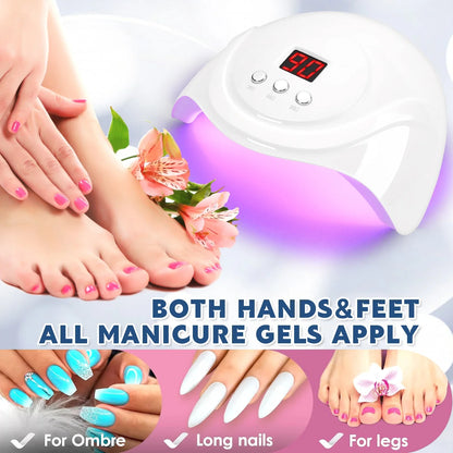 72 W LED Nail Drying Lamp for Curing Gel Nail Polish