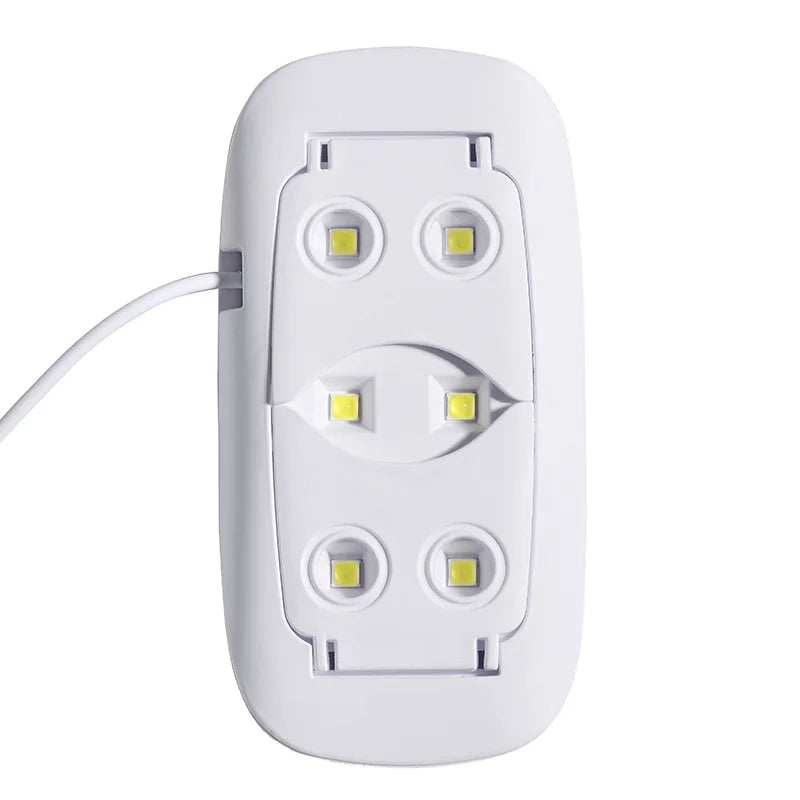 Portable Mini USB 6W 3 LED Desk Drying Nail Lamp