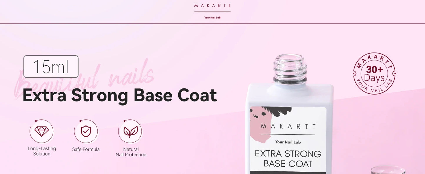 15ml Makartt Extra Strong Base Coat Gel Polish