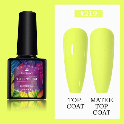 UV LED Gel Nail Polish 70 Colors Glitter 7ml