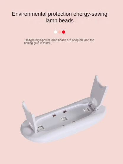 Portable 3W 3 LED Nail Dryer Lamp UV LED Nail Light