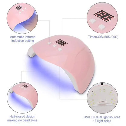 UV LED Nail Lamp Professional Nail Dryer