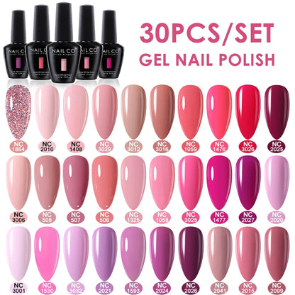 NAILCO 15ml 20/30pcs Gel Nail Polish Set