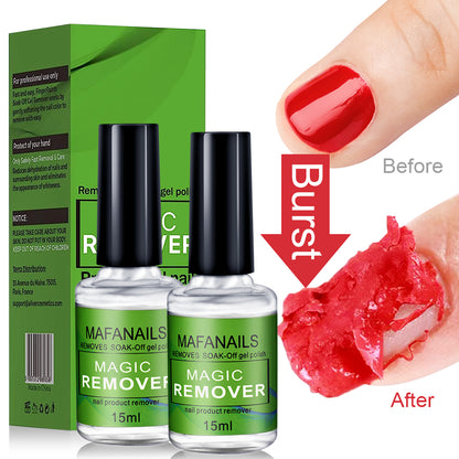MAFANAILS 15ml Magic Nail Gel Polish Remover