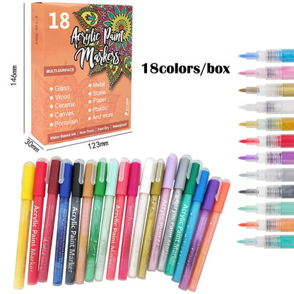 1 Set Nail Art Drawing Pen DIY 3D Abstract Line for Nail Art