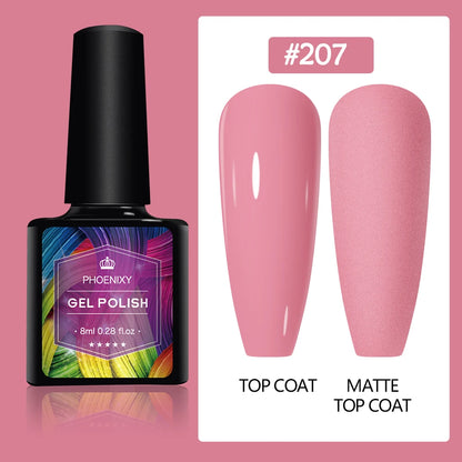 UV LED Gel Nail Polish 70 Colors Glitter 7ml