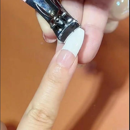Transparent Semi Cured Gel Nail Strips Clear Nail Strengthening
