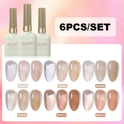 XEIJAYI 6Pcs 15Ml Nail Gel Polish Set