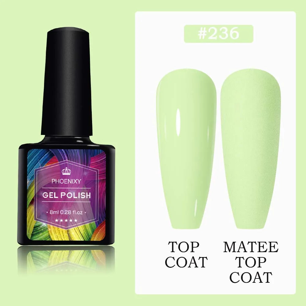 UV LED Gel Nail Polish 70 Colors Glitter 7ml