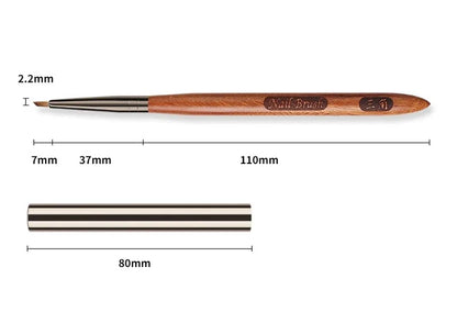 1 Pcs Triangular Brush Nails Art Brush Pen 3D