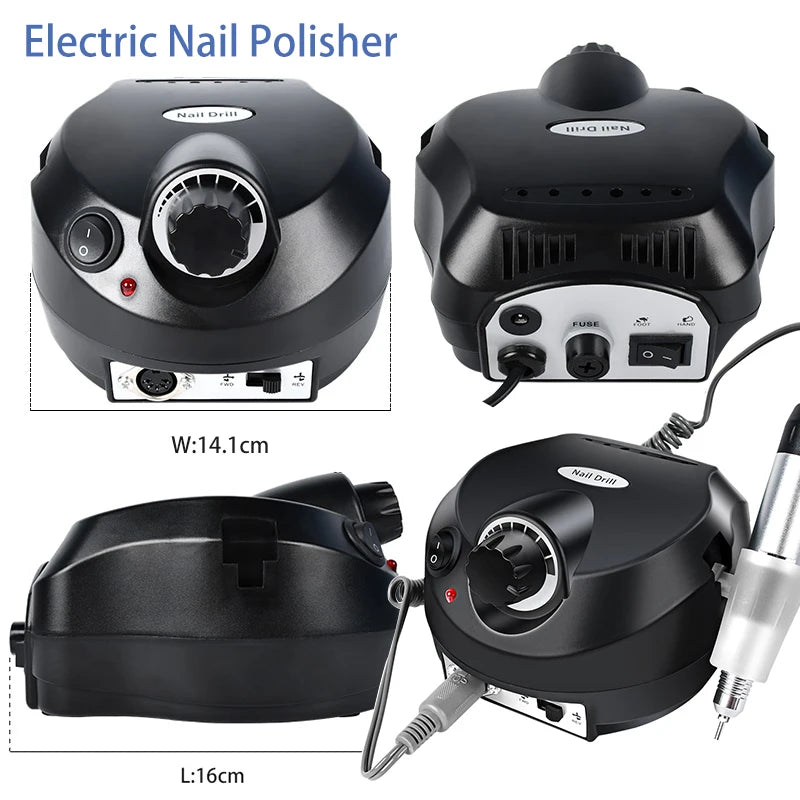 Nail Polish/Acrylic Nail/Poly Nail Gel Kit with Nail Lamp