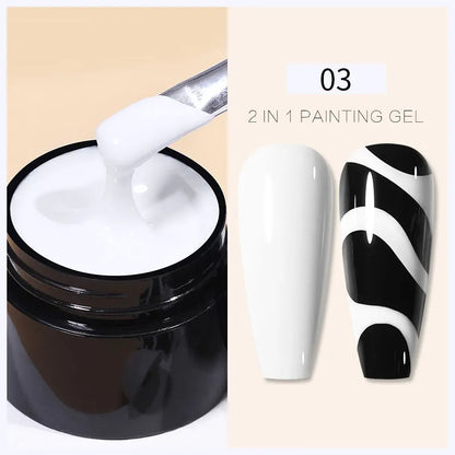 UV Painting Outline Gel Varnish Nails Art All For Manicure