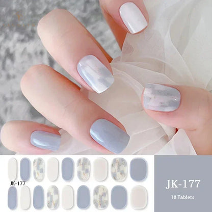 1 Sheet Semi-Cured Gel Nail Strips