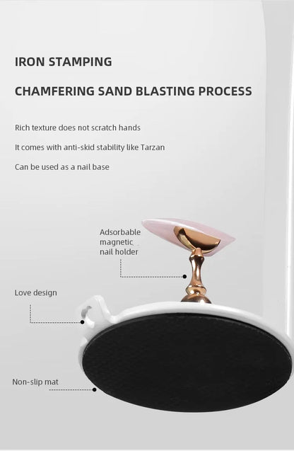 Portable Mini Professional Nail UV Lamp LCD Display Rechargeable