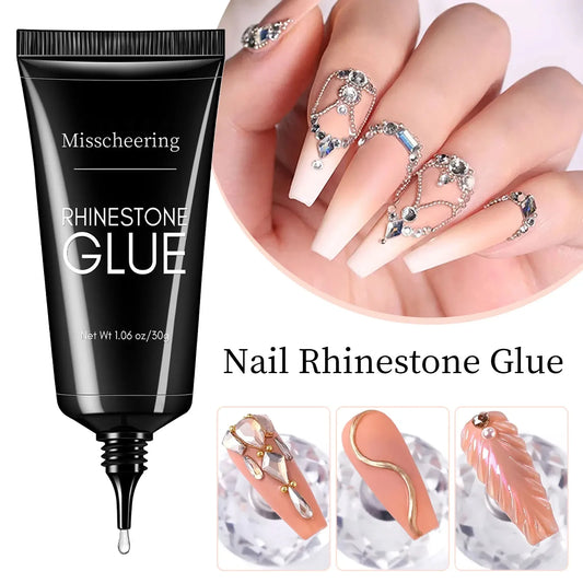 30g Nail Rhinestone Glue for Nails Super Strong