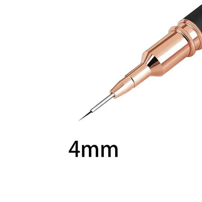 Silver Thin Nail Liner Brush 6/9/12/15/18mm